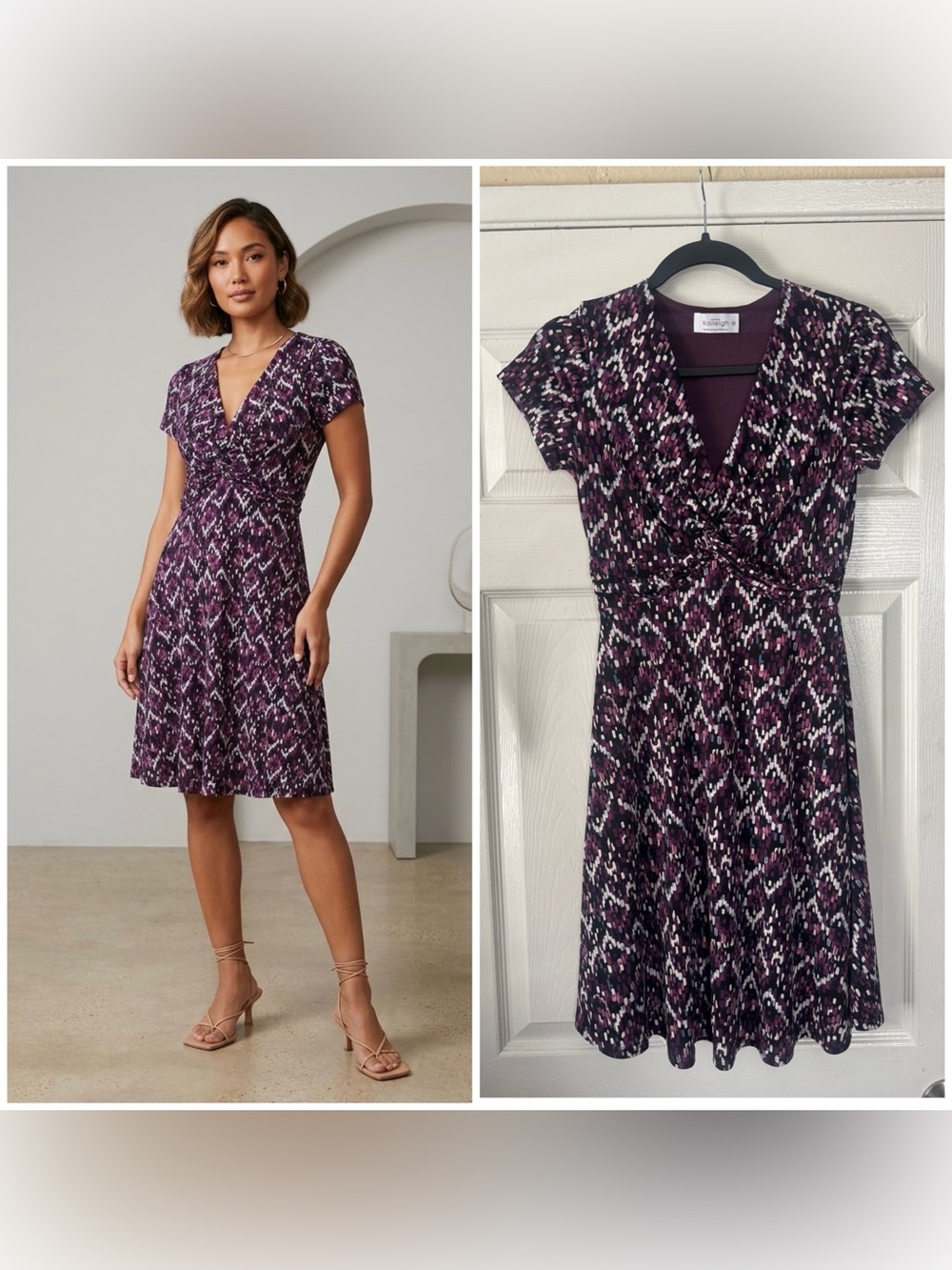 NEW Kaileigh x Stitch Fix pront fit and flare dress, XS